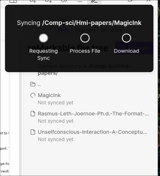 Sync them whenever you wish